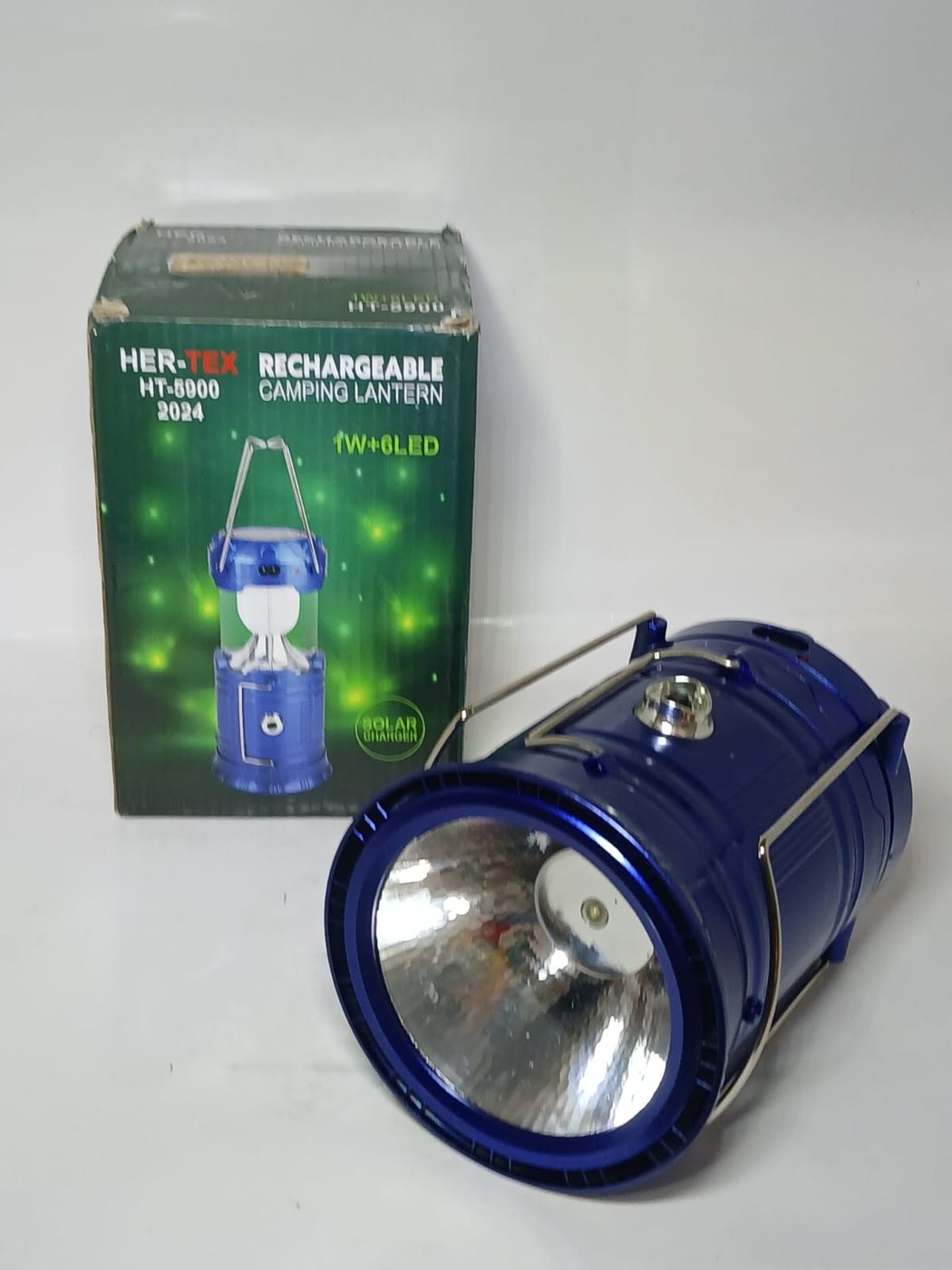 Şarjlı Kamp Lambası Antalya, 1W + 6 LED — Her-Tex — görsel 2/2