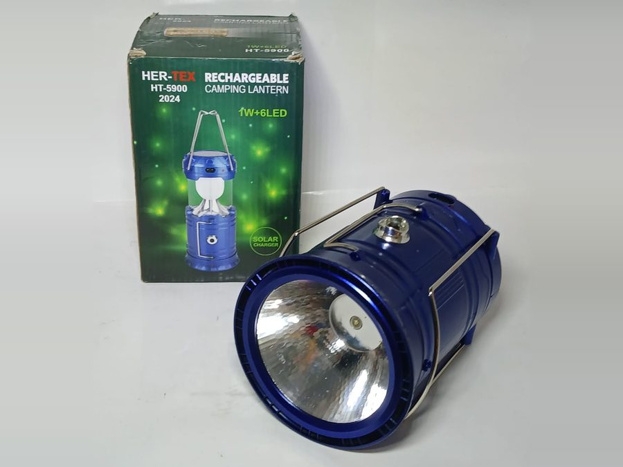 Şarjlı Kamp Lambası Antalya, 1W + 6 LED — Her-Tex