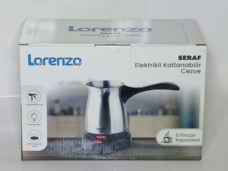 Elektrikli Cezve Antalya, Katlanabilir 5 Fincan — Lorenzo
