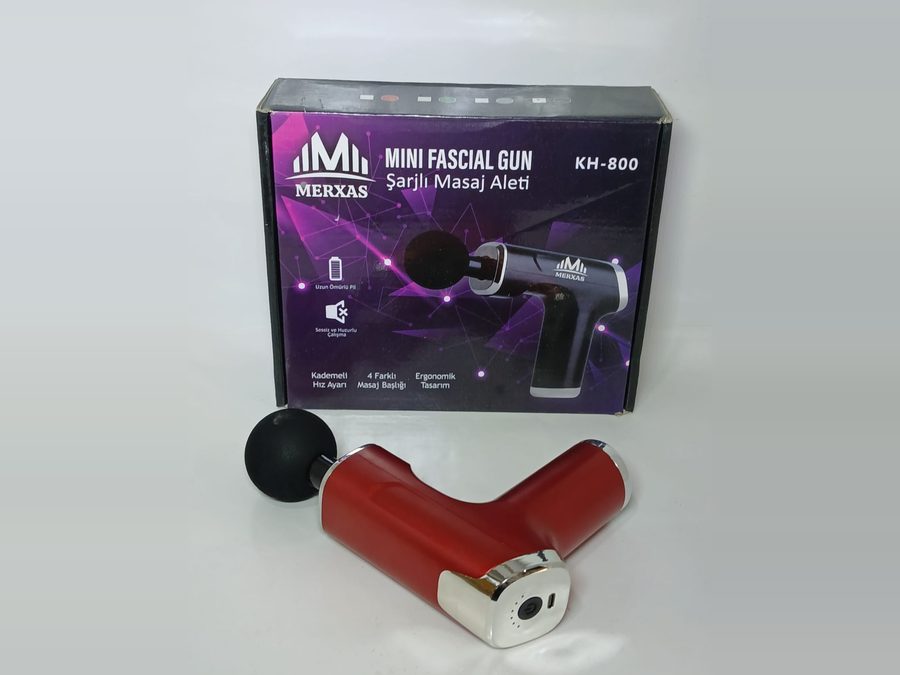 Kompakt Şarjlı Mini Fascial Gun Antalya (Masaj Tabancası) — MERXAS — küçük görsel 2