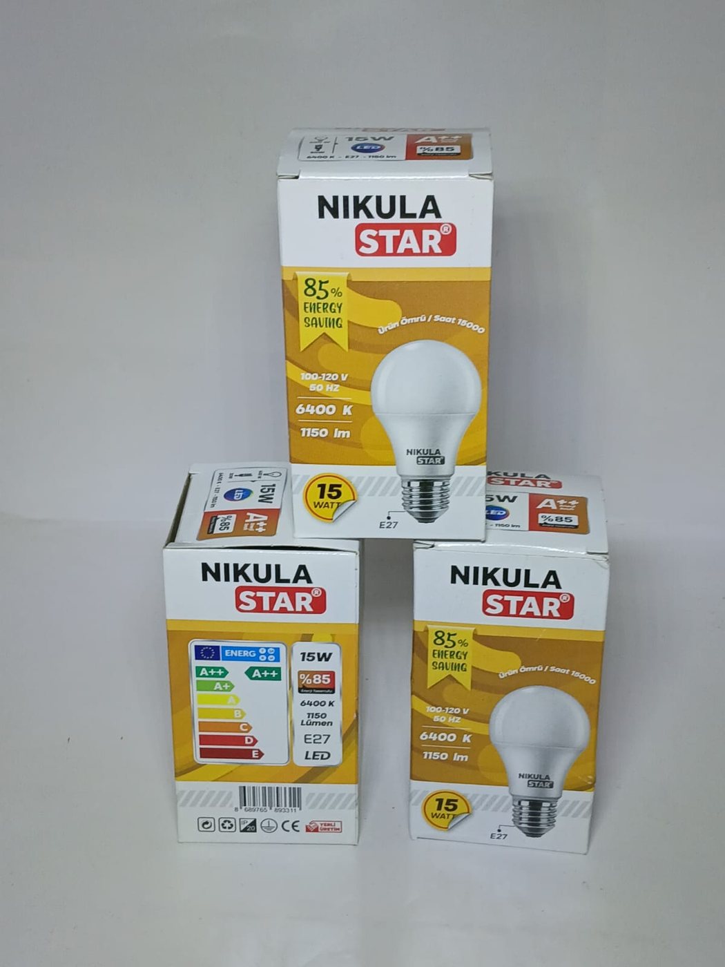LED Ampul Antalya, 15 W Beyaz Işık — Nikula — görsel 3/3