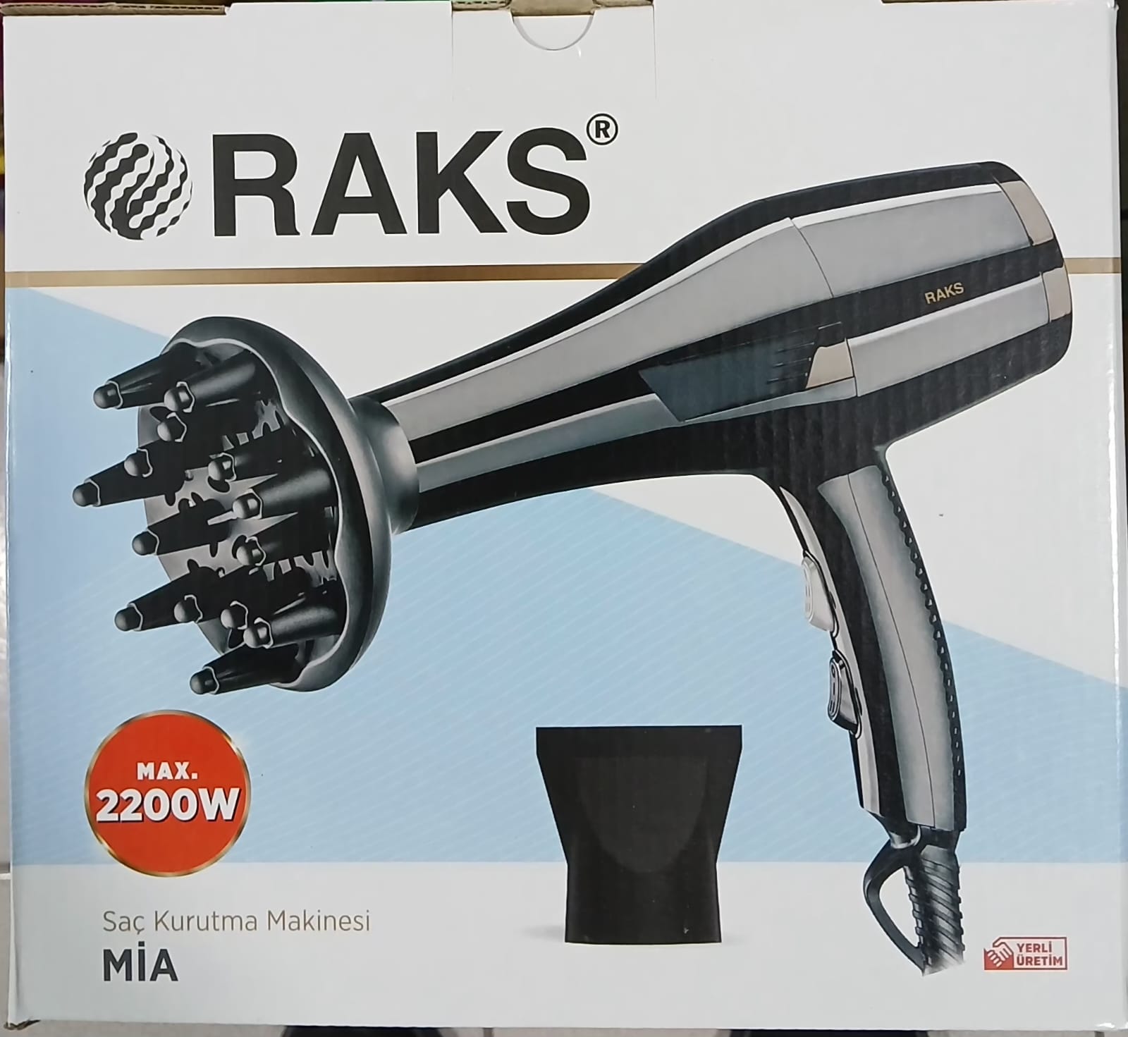 Difüzörlü Fön Makinesi Antalya, 2200W — RAKS