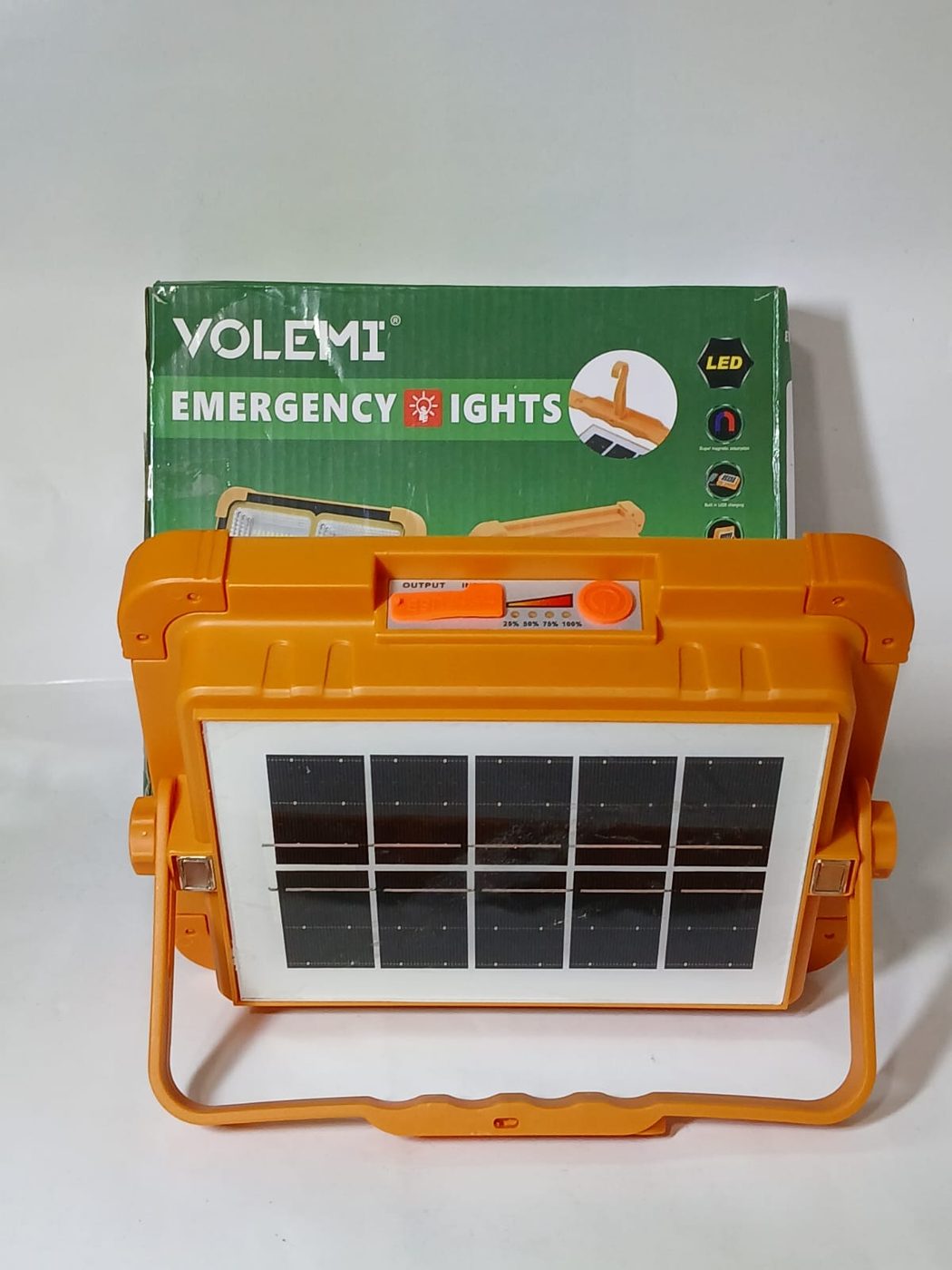 Solar Panelli Şarjlı Acil Aydınlatma Projektörü — görsel 2/3