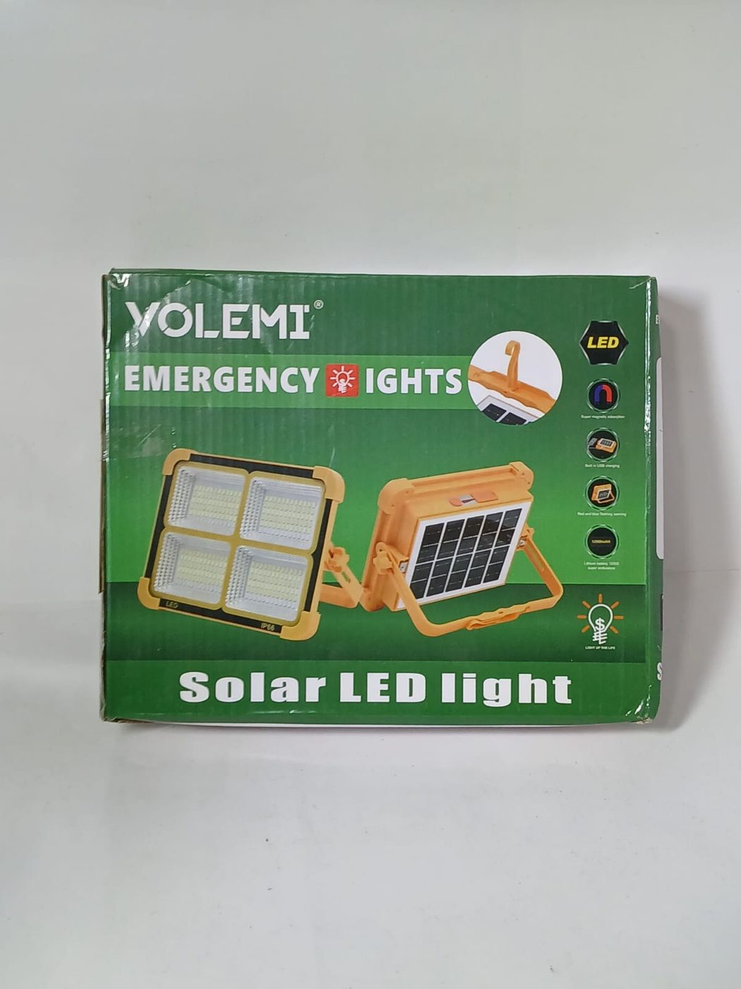 Solar Panelli Şarjlı Acil Aydınlatma Projektörü — görsel 3/3