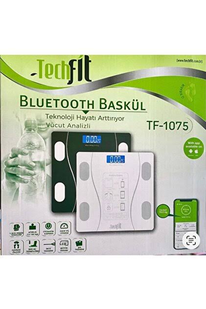 Akıllı Tartı Antalya, Bluetooth Vücut Analizli — TechFit — Erdem Elektronik Antalya