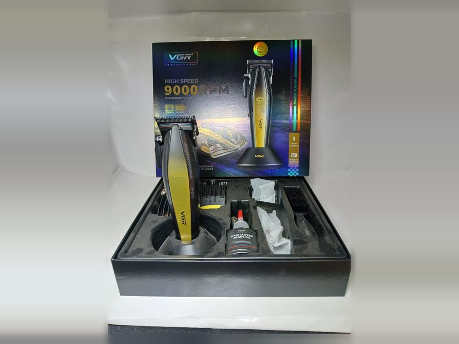 Saç Sakal Tıraş Makinesi Antalya, 9000 RPM Metal Gövde — VGR — küçük görsel 2