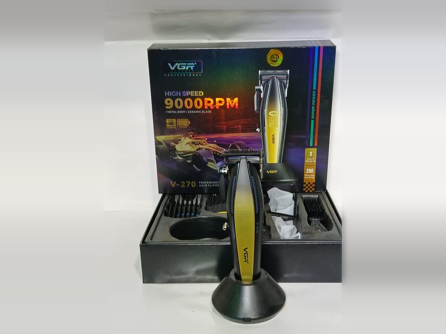 Saç Sakal Tıraş Makinesi Antalya, 9000 RPM Metal Gövde — VGR — küçük görsel 3