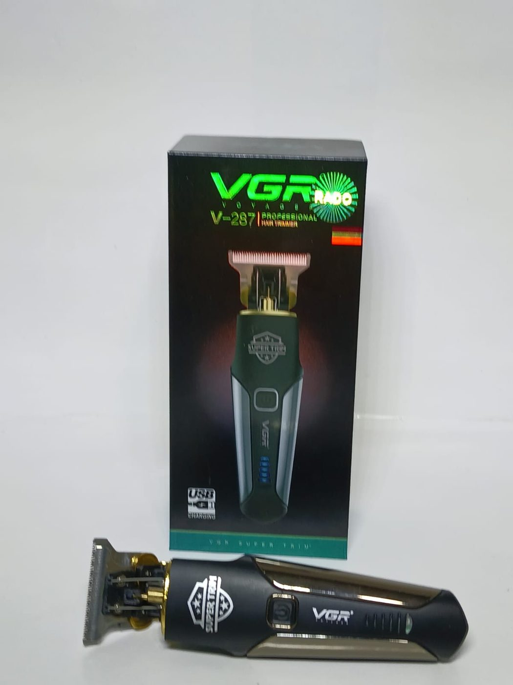 Saç Sakal Tıraş Makinesi Antalya, USB Şarjlı T-Bıçak — VGR — görsel 2/2