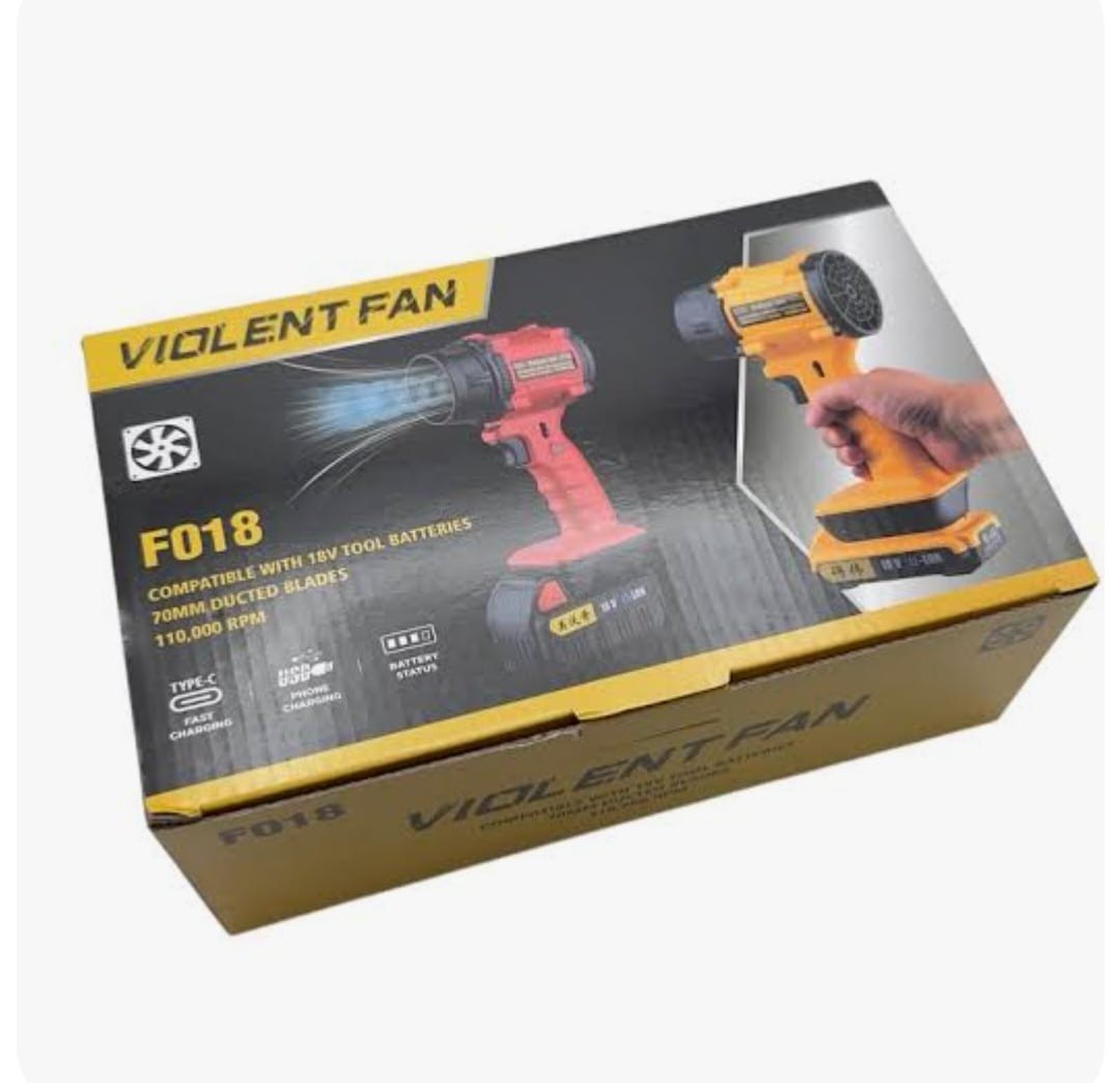 Yüksek Hızlı Hava Üfleyici Antalya, 18V 110.000 RPM — Violent Fan — Erdem Elektronik Antalya