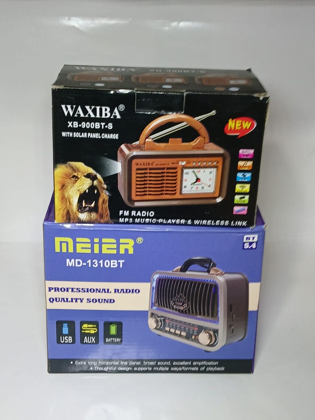 Solar Panelli Radyo Antalya, Bluetooth FM — Waxiba — Erdem Elektronik Antalya
