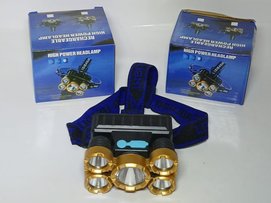 Yüksek LED Işıklı USB Şarjlı Kafa Feneri